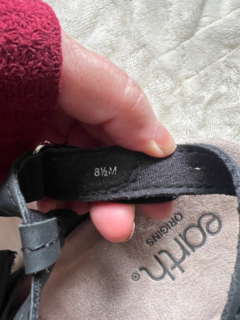 Earth origins Samsin Round Toe Strappy Casual Flat Sandals sz 8.5 NWOT - Picture 7 of 7